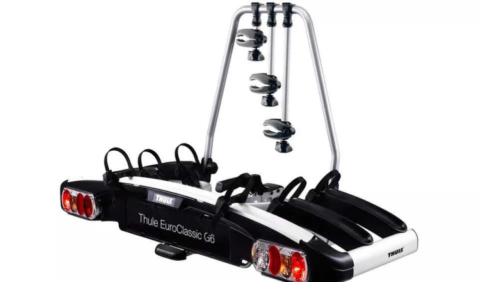 THULE - Euroclassic G6 929 3 Bike Rack + Additional Bike Adapter 928