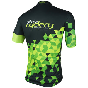 THE CYCLERY - Green Triangle Jersey