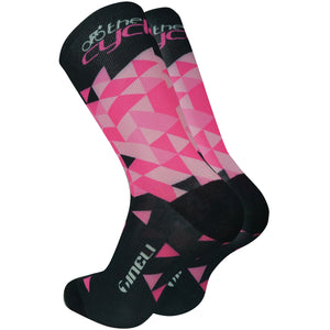 THE CYCLERY - Pink Triangle Socks