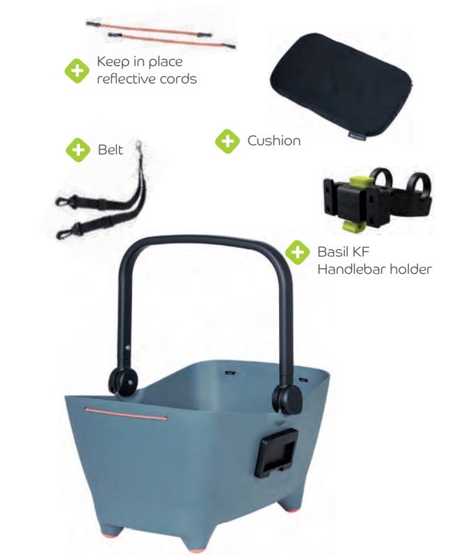 BASIL - Buddy Dog Basket (Front Mounted)